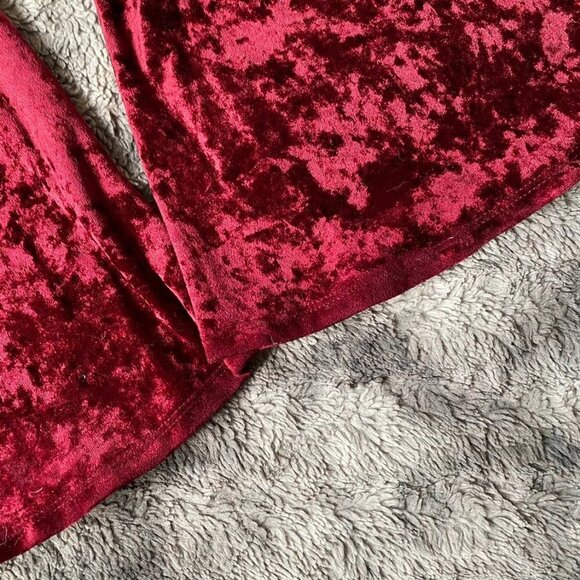 Emma & Sam Crushed Velvet Mega Flare - Picture 8 of 10